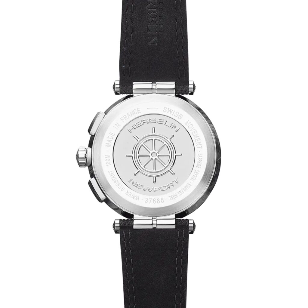 Montre Newport – Chronographe – Acier PVD Noir – Image 4
