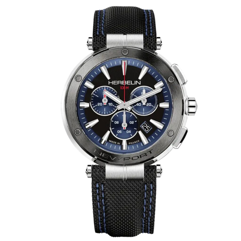 Montre Newport – Chronographe – Acier PVD Noir