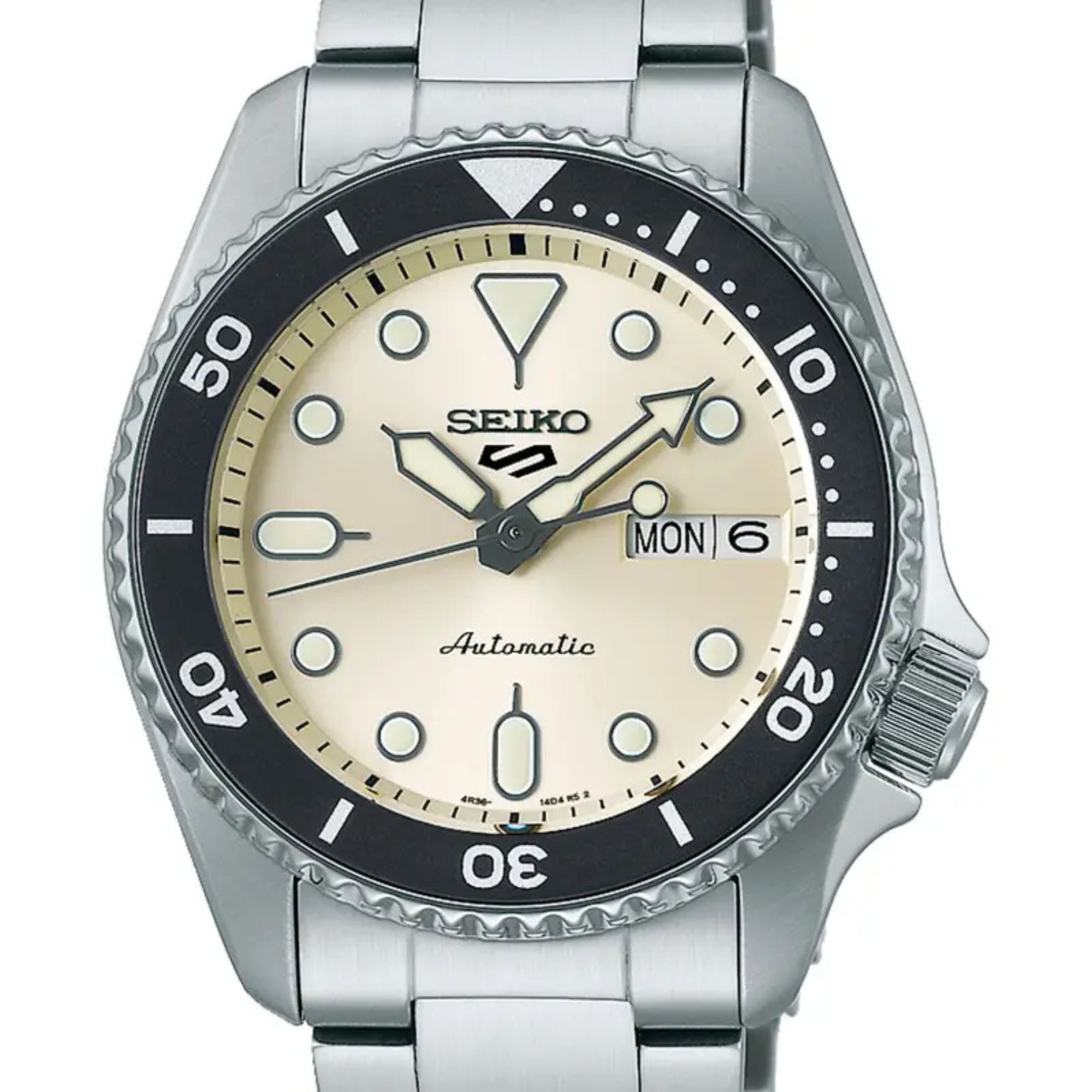 Montre Seiko 5 Automatique Homme Blanche SRPK31K1 – Image 2