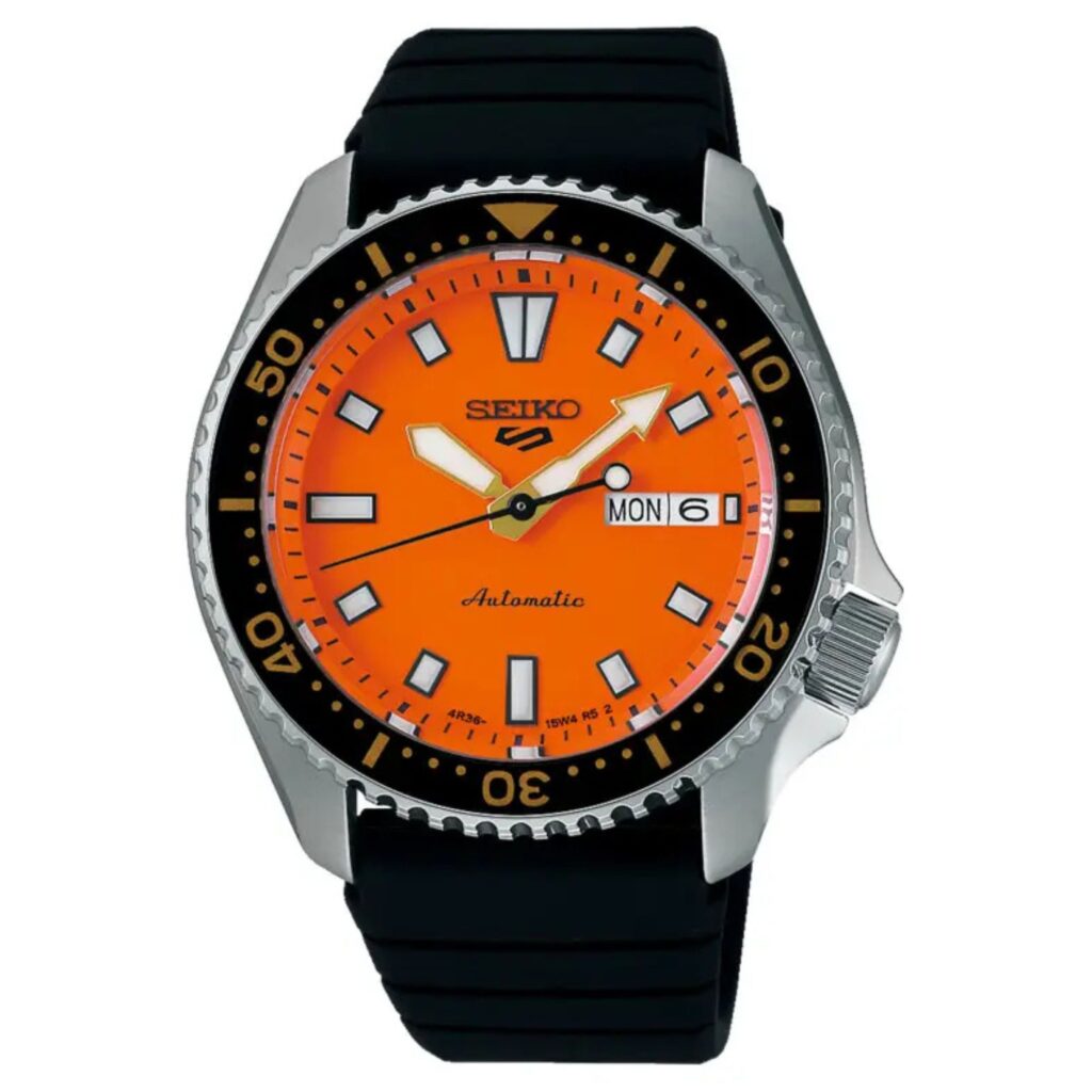 Montre Seiko 5 Automatique Skx Vintage Orange SRPL89K1