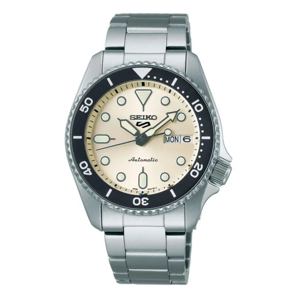 Montre Seiko 5 Automatique Homme Blanche SRPK31K1